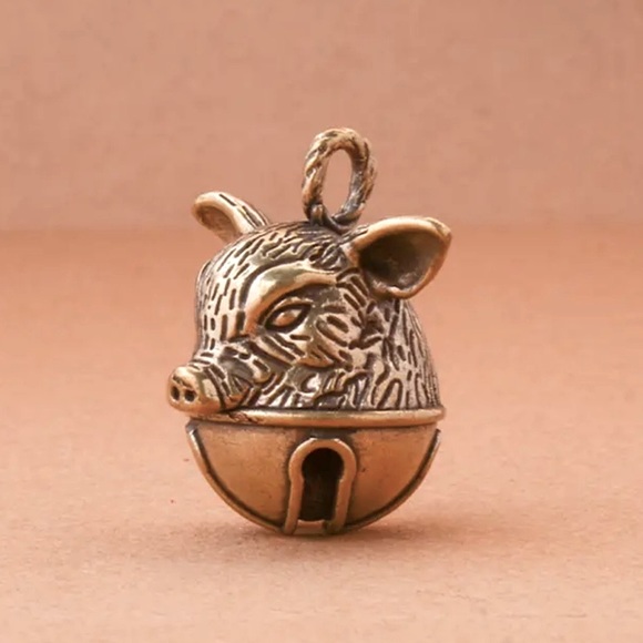 Solid brass PIG bell - Picture 3 of 7